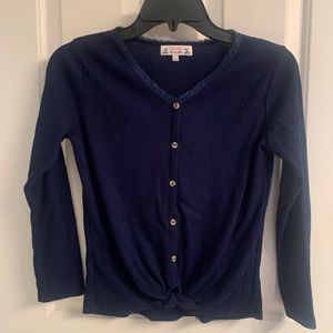Poof Girl Dark Blue Shirt